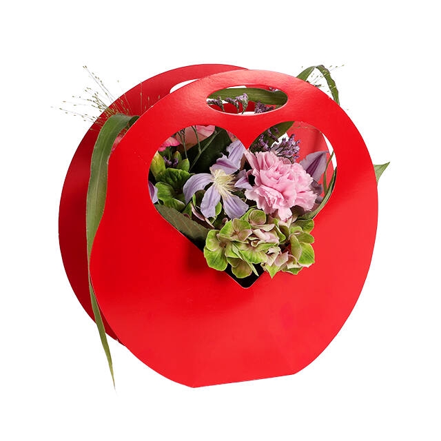 <h4>Bag Heart Full Love 26x9xH25cm red 10/bag</h4>