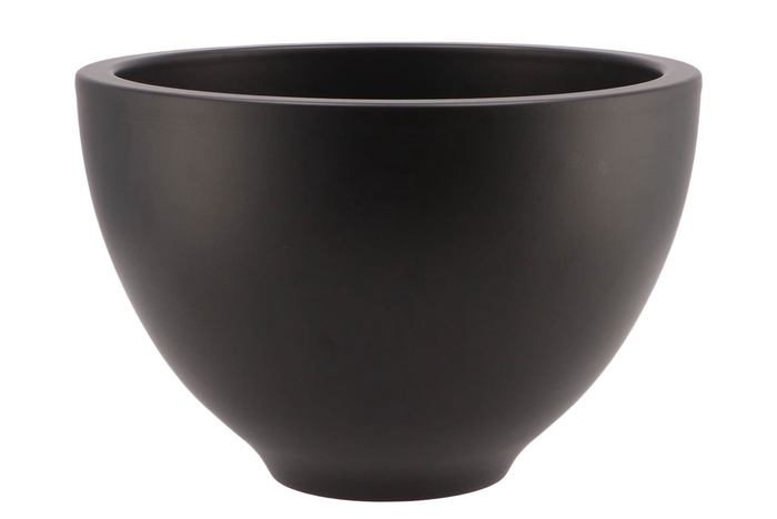 <h4>Vinci Matt Black Bowl 27x18cm</h4>