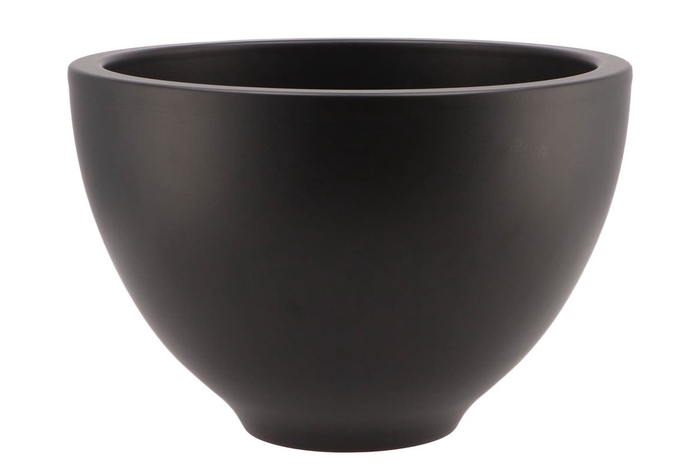 Vinci Matt Black Bowl 27x18cm