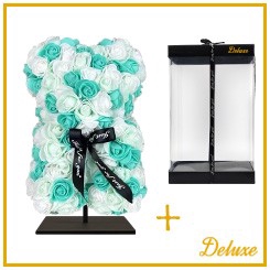 <h4>arr3 Deco beer 25cm - Summer turquoise wit</h4>
