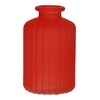 DF02-666111600 - Bottle Caro lines d3.5/6.2xh10 cherry red matt