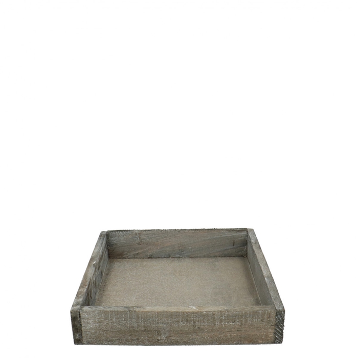Hout Tray 20*20*4cm