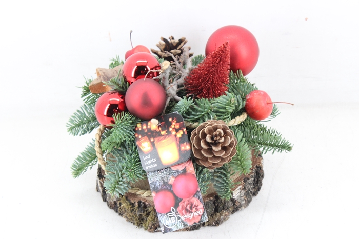 <h4>arr5 Kerst MB - Hout schijf x5 led red</h4>