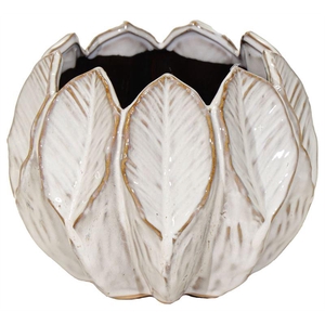 Ida Bowl Pot White D12H9