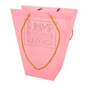 Bag Words PP 24/12x11xH26cm pink 20/bag