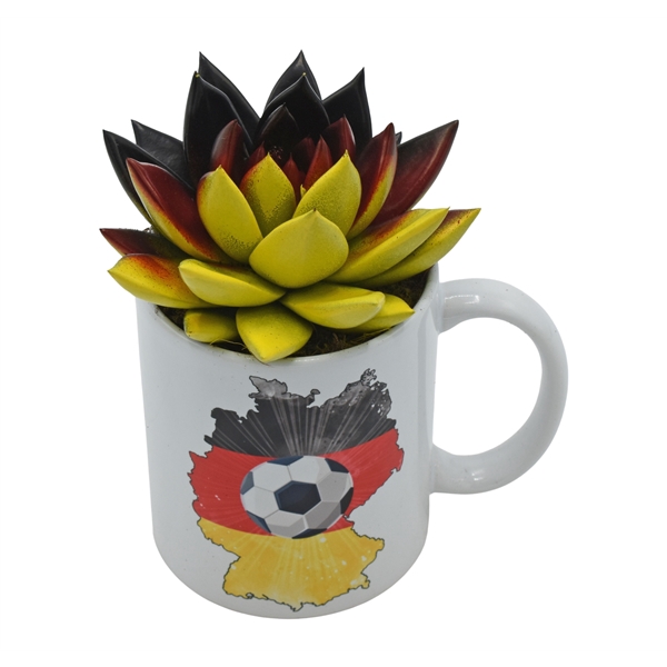 <h4>Miranda coloured flag Germany in mug</h4>