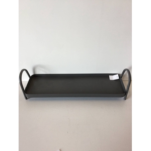 metal frame rack dark grey 51cm