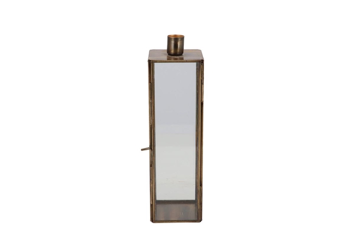 <h4>Braga Majestic Gold Candle Holder 8x8x22cm</h4>