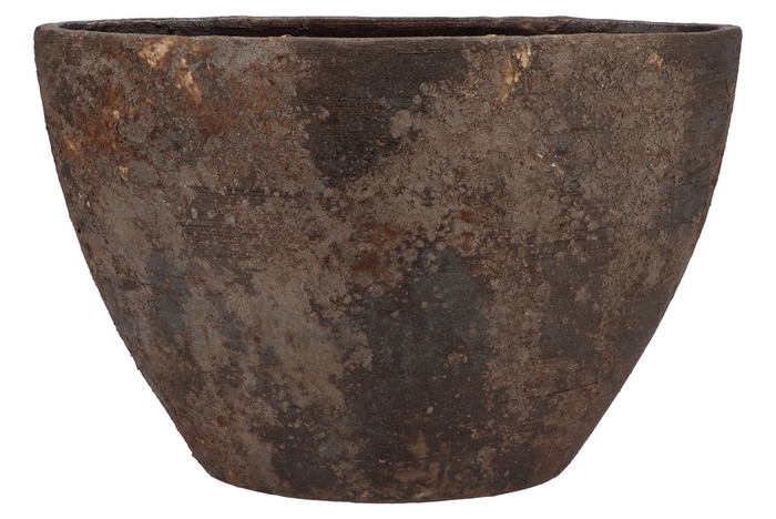 <h4>Batu Grey Oval Bowl 49x22x38cm</h4>