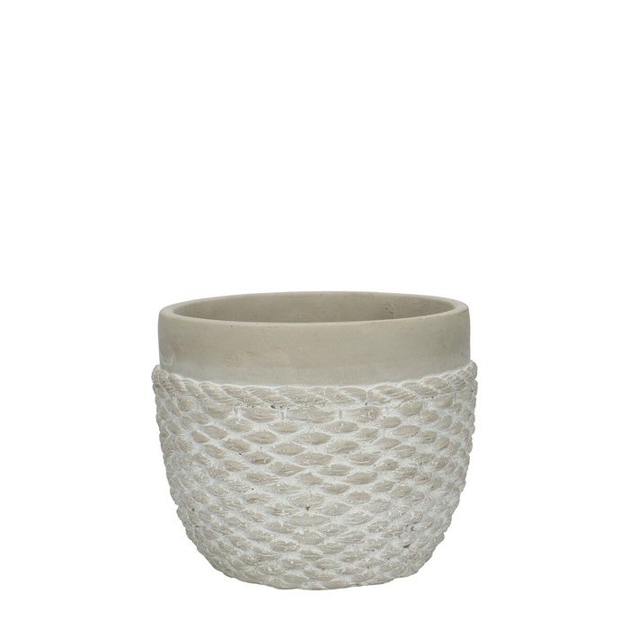 Ceramics Rope pot d15*13cm