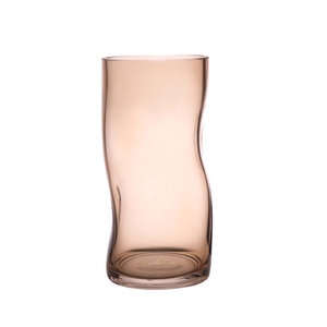 Glass Vase Dented d12.5*20cm