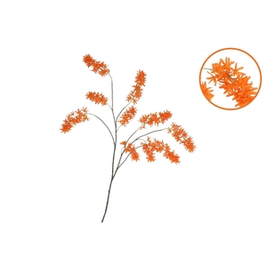 Silk Wisteria Orange 130cm