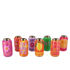 Judy Orange Mix Vase Positive Vibes Ass 9x9x16cm