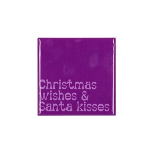 Tile Christmas Wishes 10x10x1cm Nm