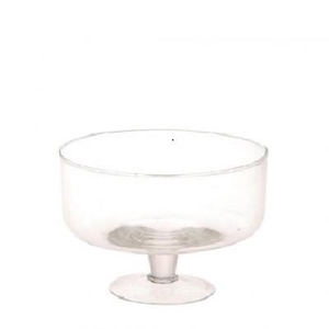 Glass Bowl Foot d19*13cm