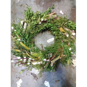 KRANZ 04 MOOS-BUX-KÄTZCHEN 25CM