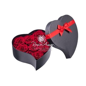 Hatbox Heart 8 Red01 Bulk
