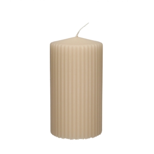 Candle Cylinder rib d07*13cm