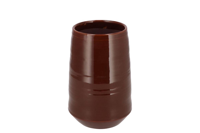 <h4>Micco Dark Brown Vase 13x13x20cm</h4>
