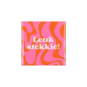 Tile Leuk Stekkie Pink 10x10x1cm