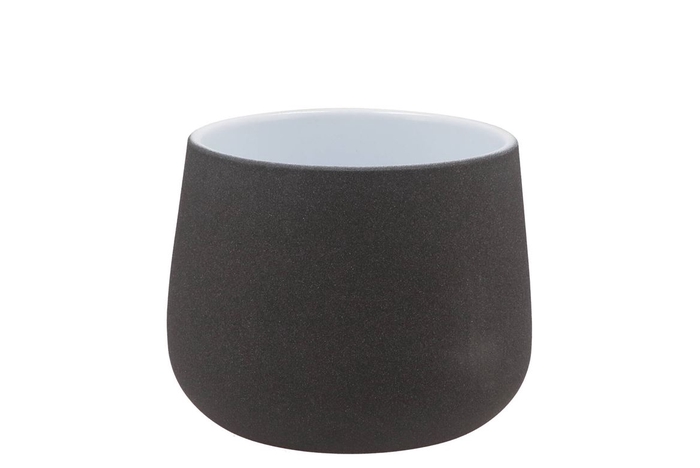 <h4>Berlijn Stone Gray Pot 15x13cm</h4>