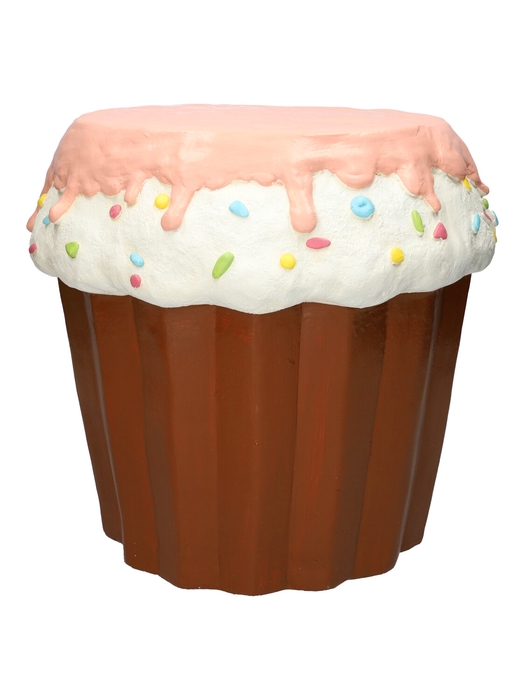 <h4>DF03-666352000 - Side table Cupcake d28/37xh34 l.pink/white</h4>