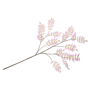Silk Salix Leaf Purple 135cm Nm