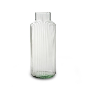 Glas Vaas Eco Gigi rib d08.5/14*35cm