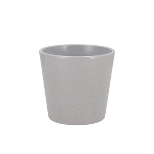 Ceramic Orchid Pot Grey Stone 13,5cm