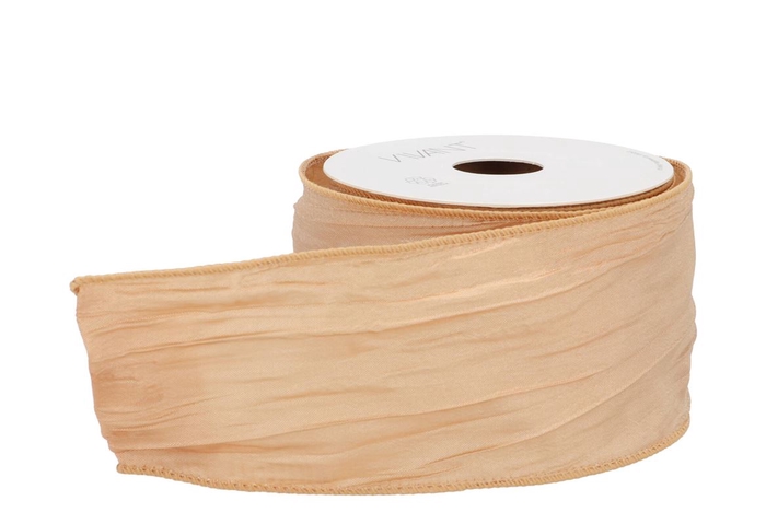 <h4>Ribbon Crushente Apricot 10mx7mm</h4>