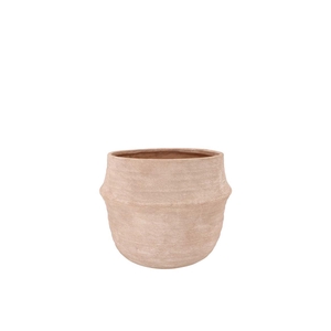 Lisboa Cream Pot Edge 15x15x12cm Nm