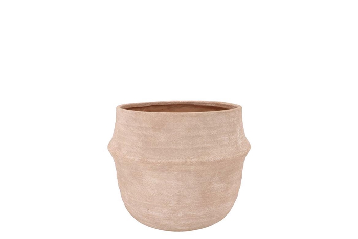 <h4>Lisboa Cream Pot Edge 15x15x12cm Nm</h4>