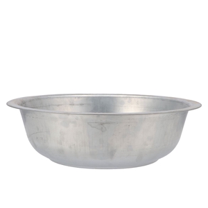 Zinc Bowl Natural 40x12cm