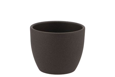 <h4>Ceramic Dark Grey Pot 7cm</h4>