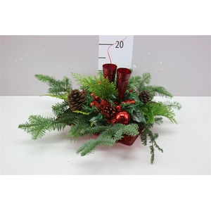 Arr Kerststuk Zink Nr 16