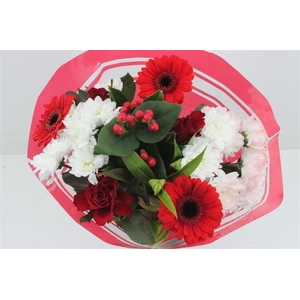 Boeket 3 Roos 3 Germini Rood