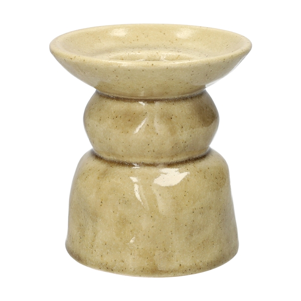 <h4>Candle hldr Novi d11.5xh12.5 beige</h4>