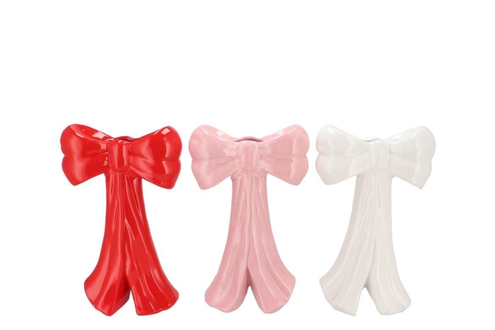 Faby Jolly Pink Vase Bow Long Ass 14x8x24cm Nm
