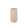 Liv Sand Structure Vase 13x13x20cm