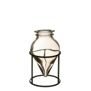 Glass vase Breeze+frame d06*11cm