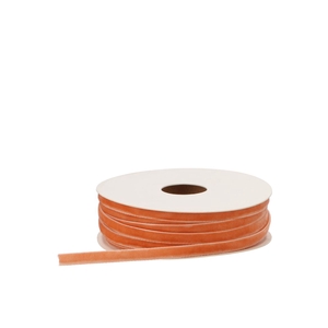 Ribbon Velvety 52 Apricot 20mx6mm