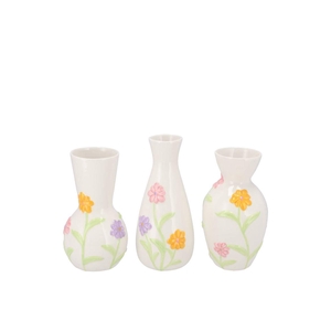 Bibi Pastel Vase Ass 8x8x14cm