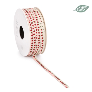Ribbon Strawberry 8mm 25m