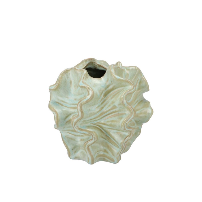 <h4>Dion Green Vase 17x17x16cm</h4>