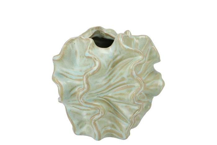 <h4>Dion Green Vase 17x17x16cm</h4>