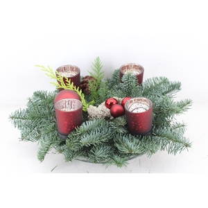 arr5 Kerst PL - Glas 27 4wax rood