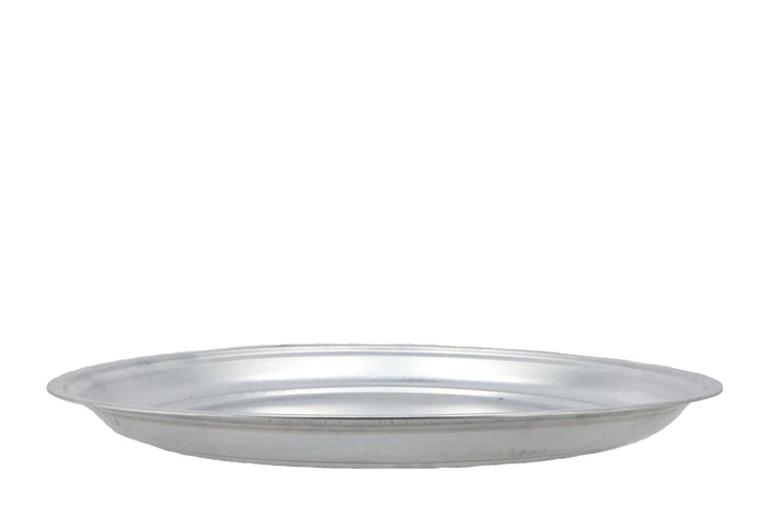 <h4>Zinc Basic Natural Plate 45cm</h4>