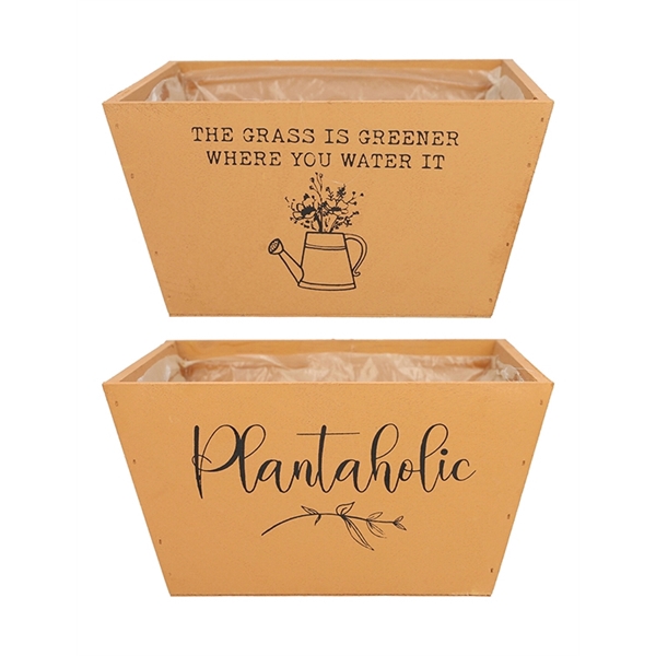 <h4>Planter Plantaholic 21x21x10 terra</h4>