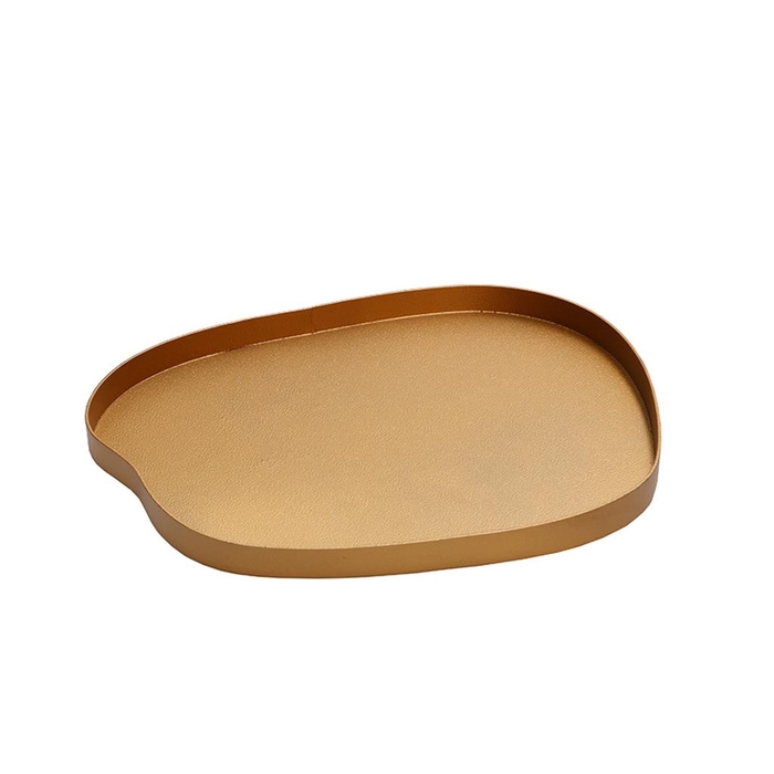 <h4>Bariri S gold L35 x B30 x H2 cm  H:2 x B:- x D:3 /S: Ovaal</h4>