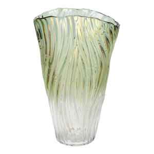 DF02-741513000 - Vase Belora 15.5x10.3x25 green